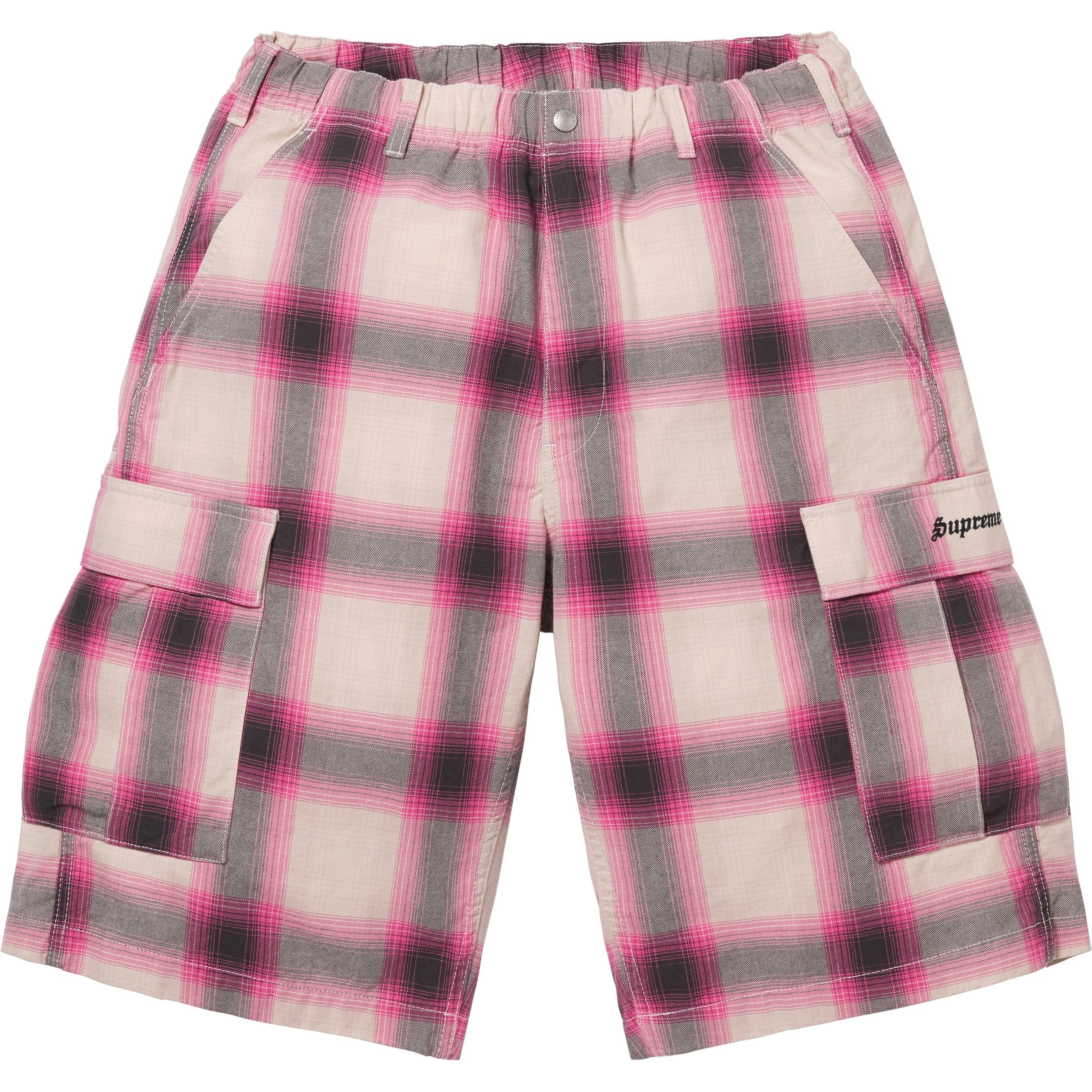 Shadow Plaid Cargo Short view 5